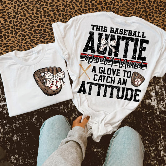 Funny Baseball Auntie Shirt