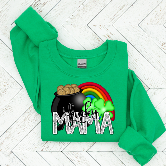 Lucky Mama | St. Patrick's Day Mama Sweatshirt