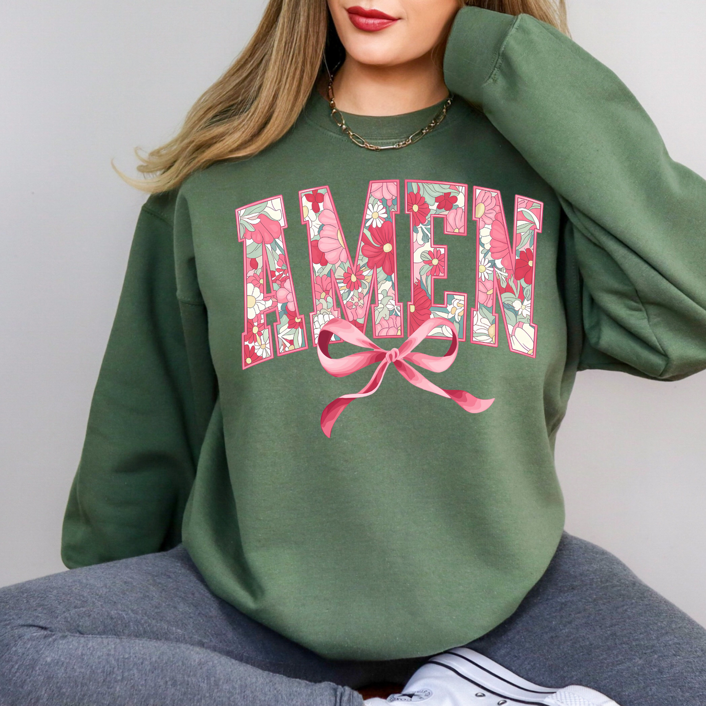 Amen | Christian Crewneck Sweatshirt for Women