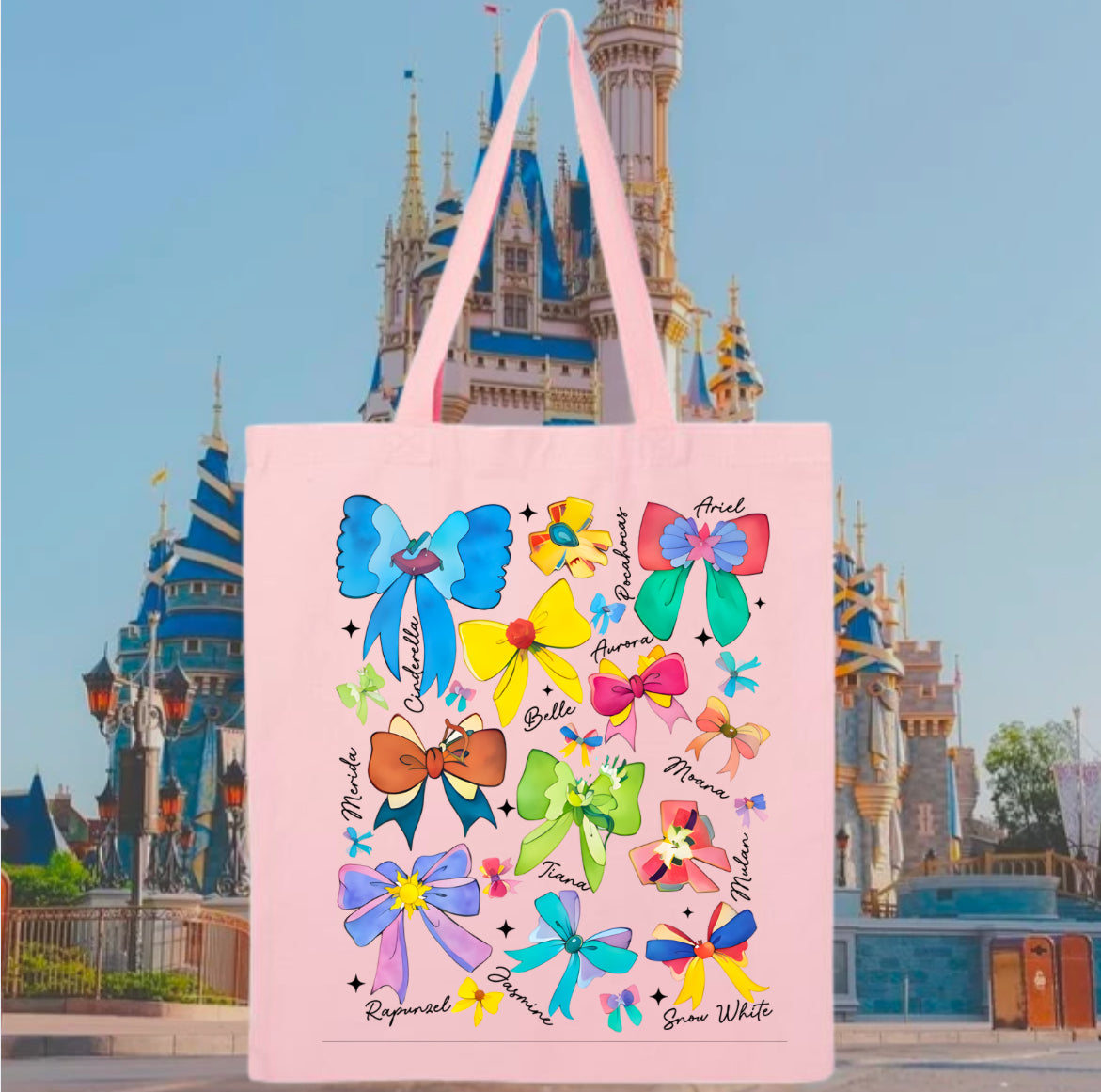 Princess Bows Tote Bag