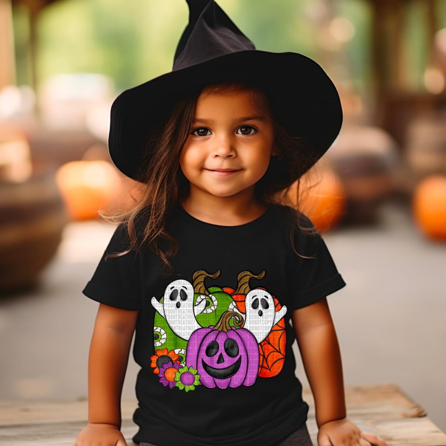 Cute Pumpkin Halloween Shirt | Girls Halloween Shirt