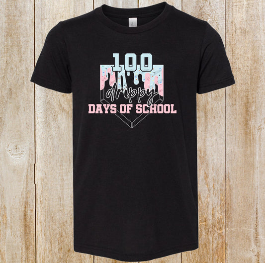 100 days of school baseball shirt