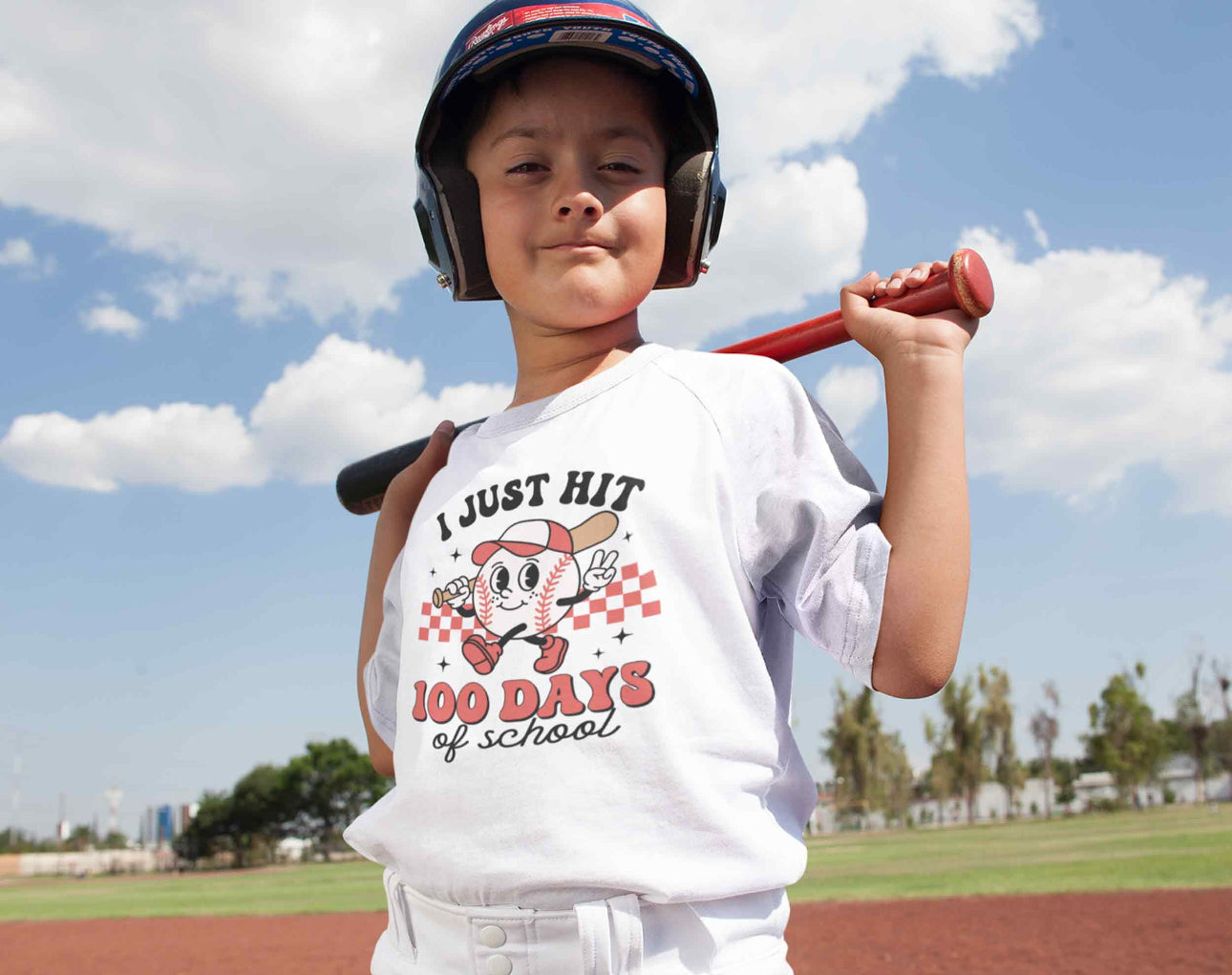 100 days of school baseball shirt