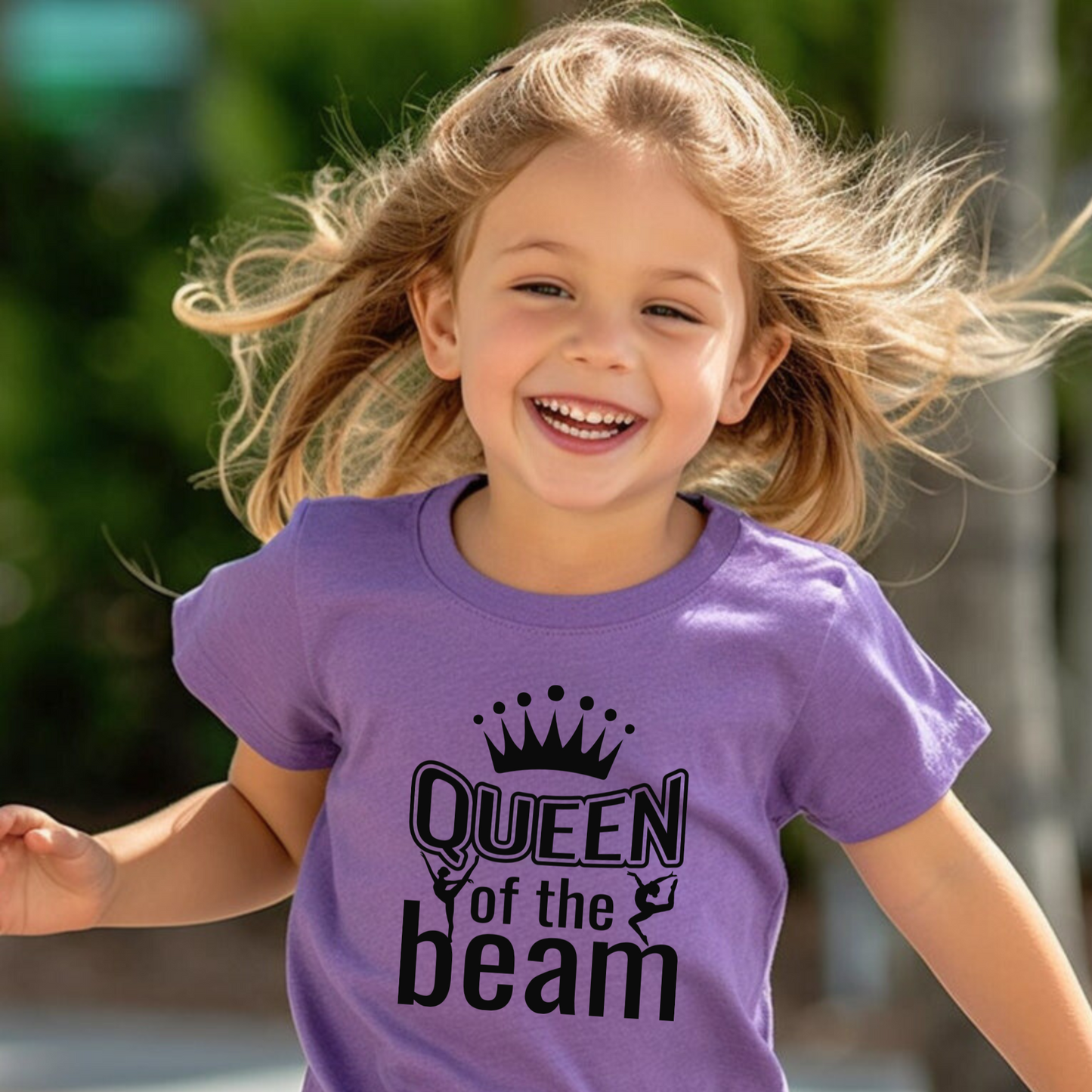 Queen of the Beam | Gymnastics Shirt for Girls