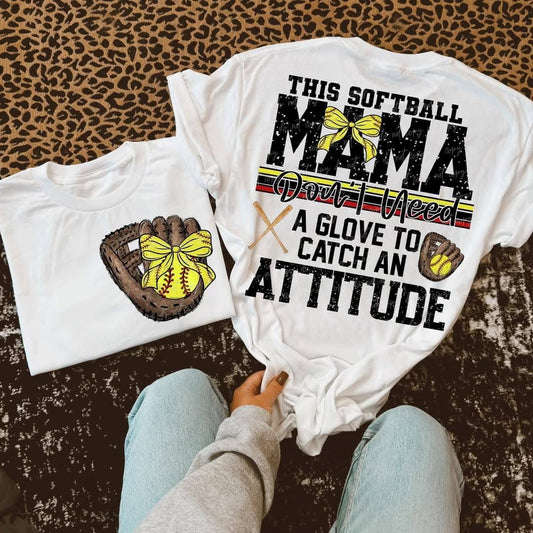 Funny Softball Mama Shirt