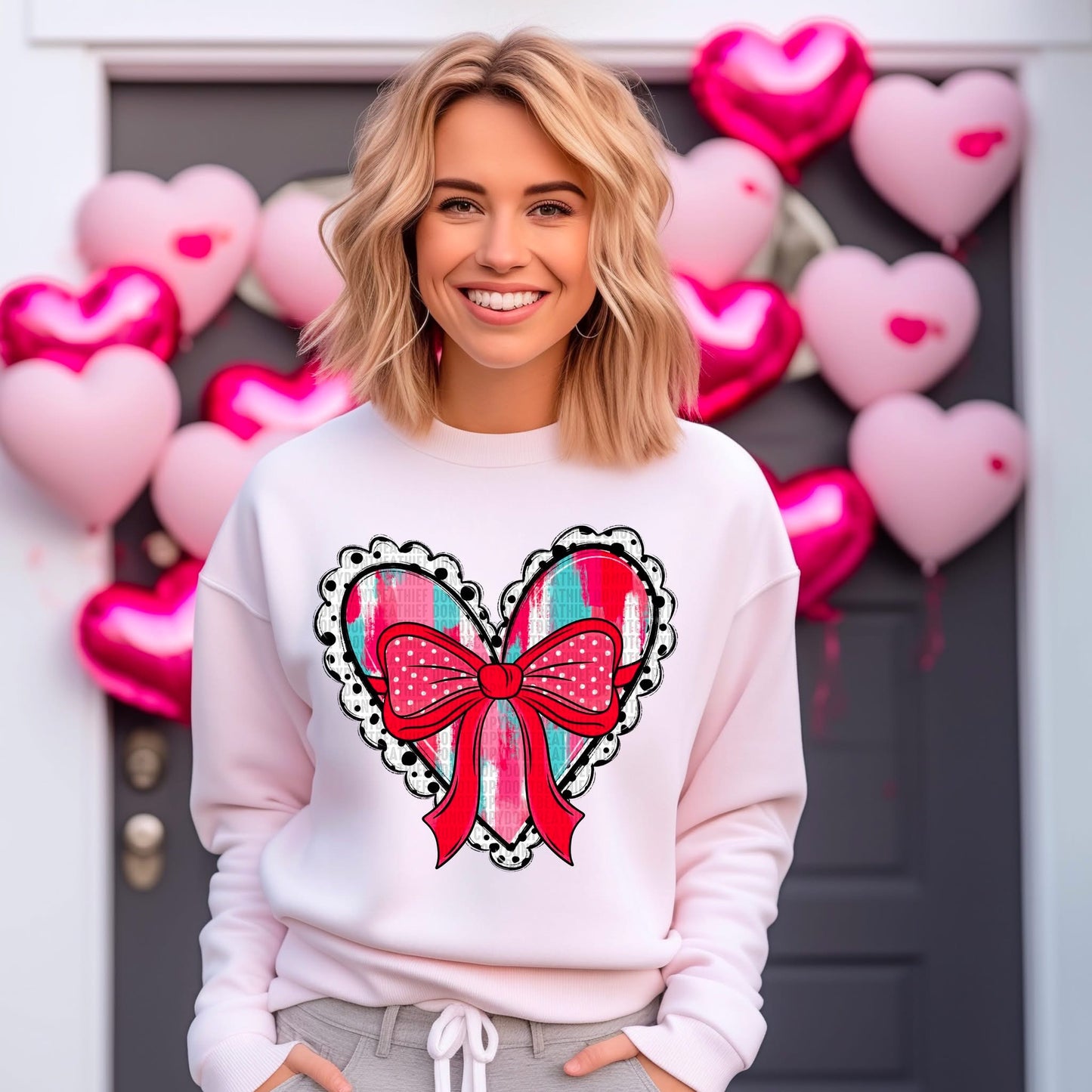 Valentine Heart Sweatshirt