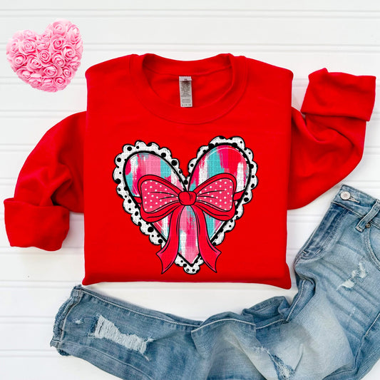 Valentine Heart Sweatshirt