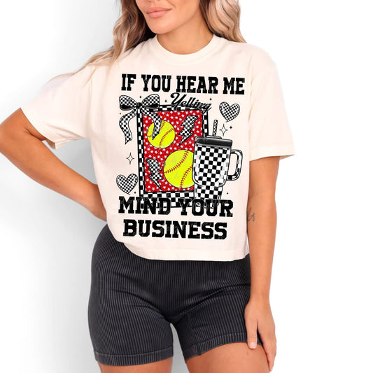 Funny Softball Mama Shirt