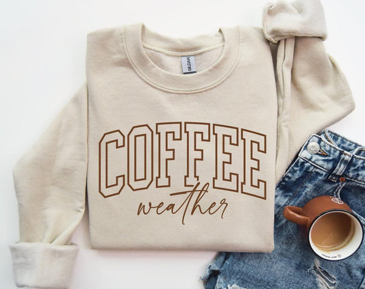 Coffee Weather Crewneck Sweatshirt