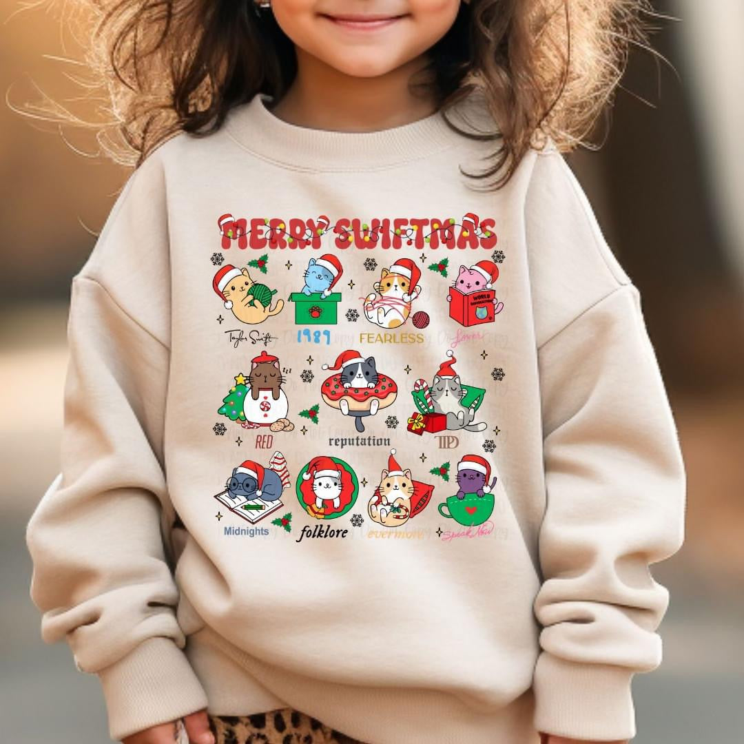 Sw1ftie Cats Crewneck for Kids