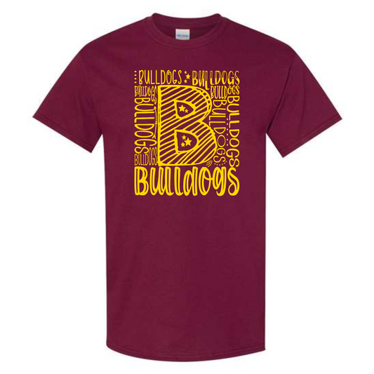 Bulldogs Typography Shirt