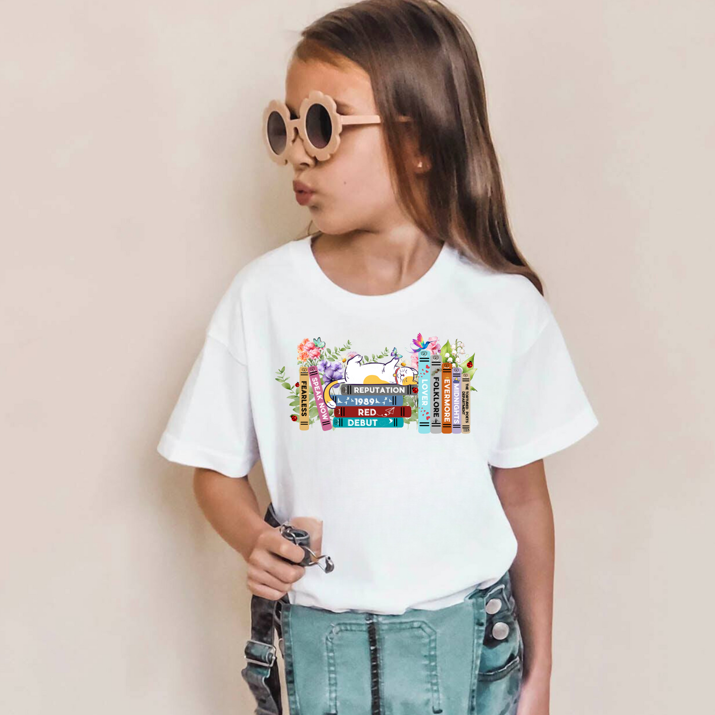 Albums as Books Shirt for Girls