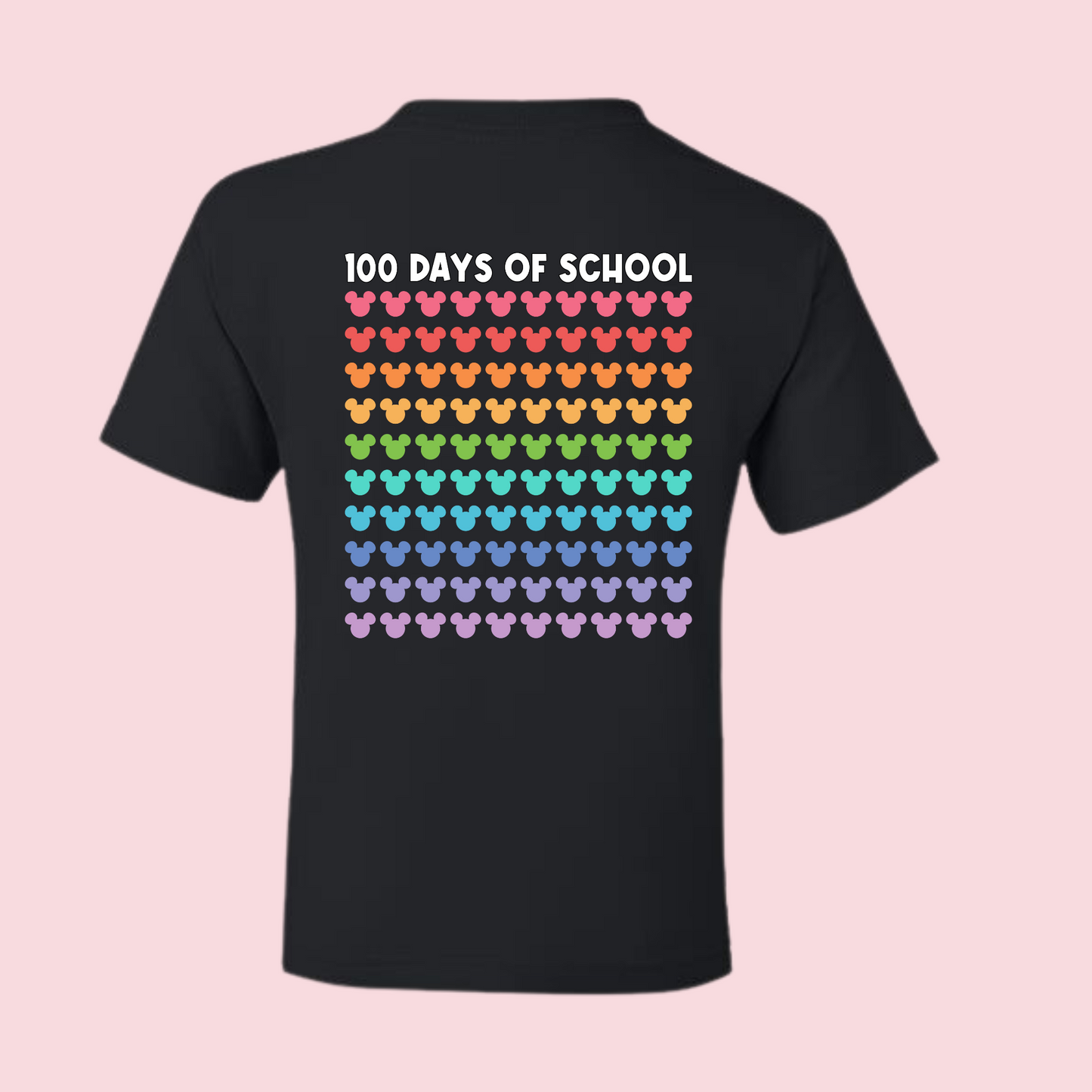 100 Days of School Shirt Mouse