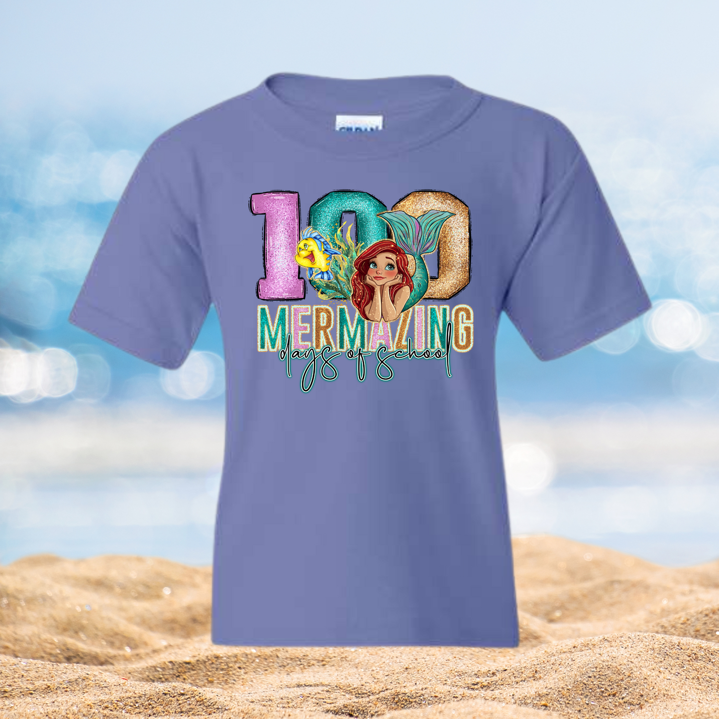 100 Days of School Mermaid Shirt