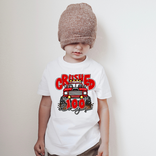 100 Days of School Shirt Monster Truck