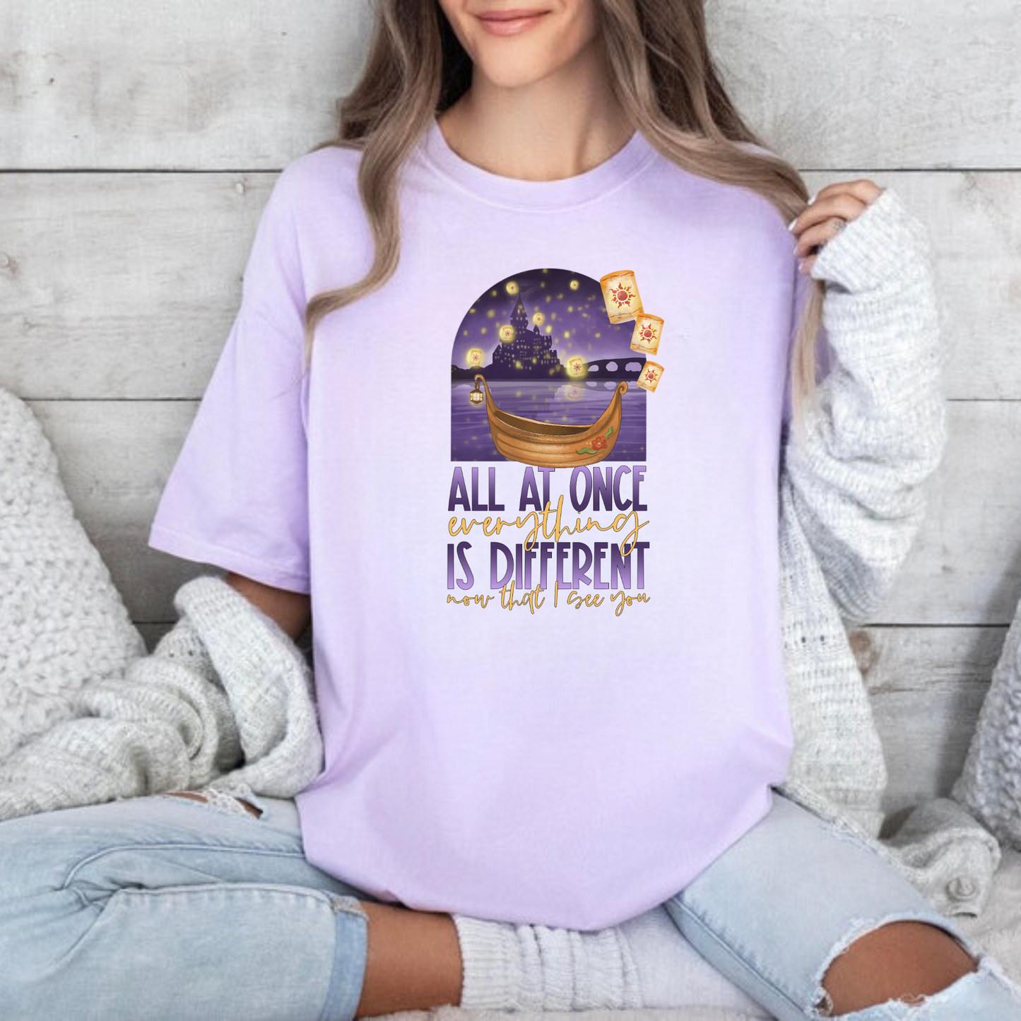 All At Once Everything Is Different | Princess Shirt