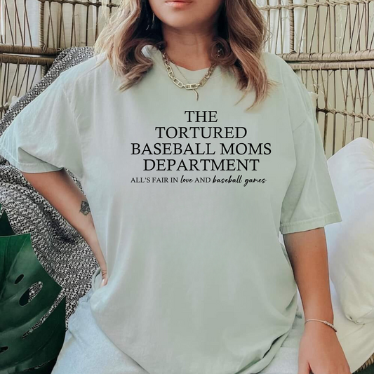 Tortured Baseball Mom Shirt