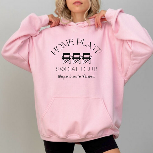 Home Plate Social Club | Baseball Hoodie