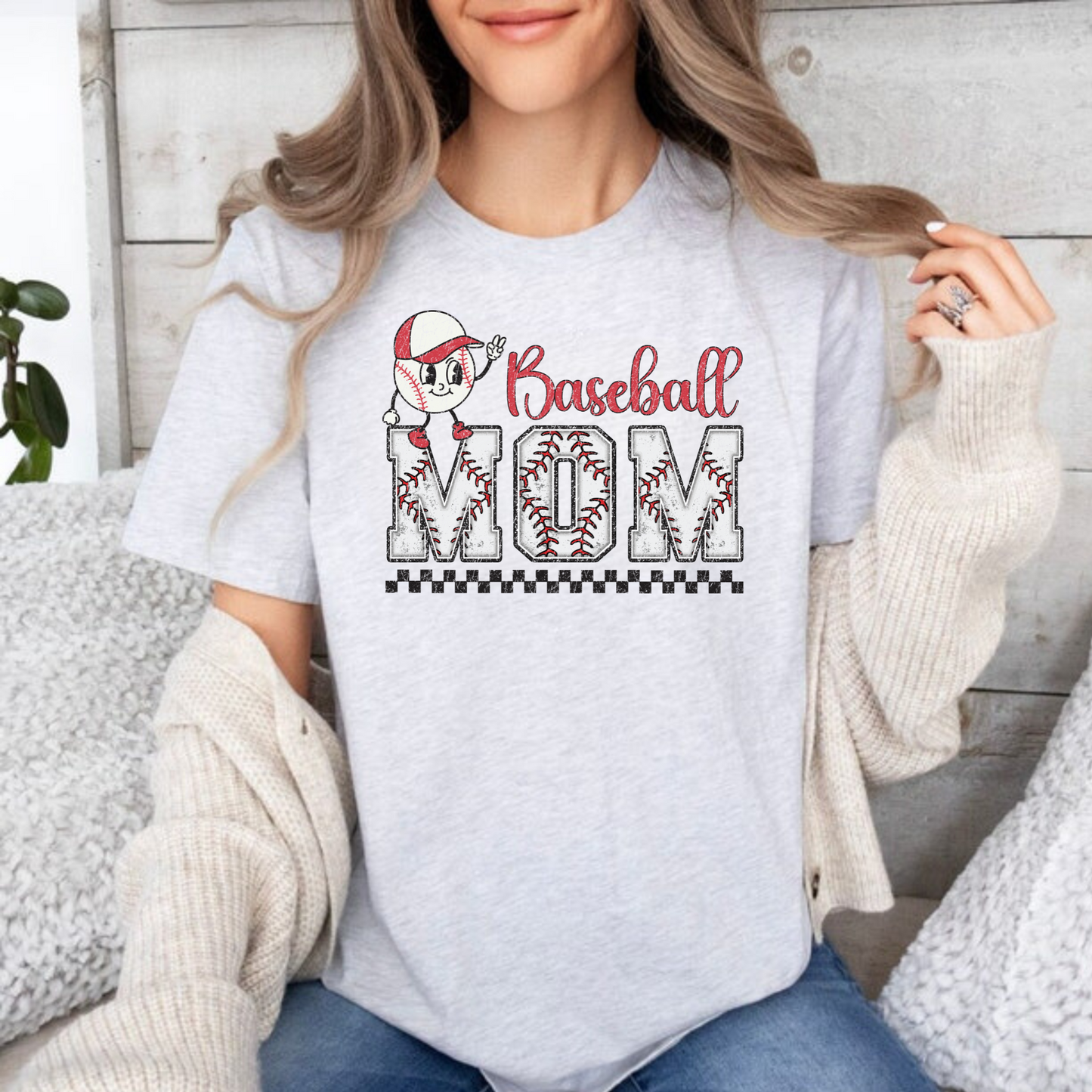 Retro Baseball Mom Shirt