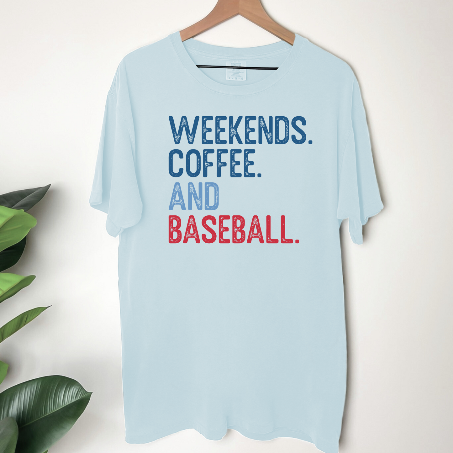 Weekends Coffee and Baseball Shirt