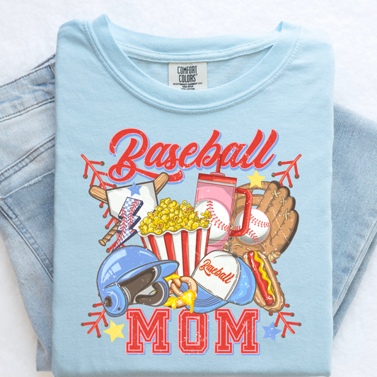 Vintage Baseball Mom Shirt