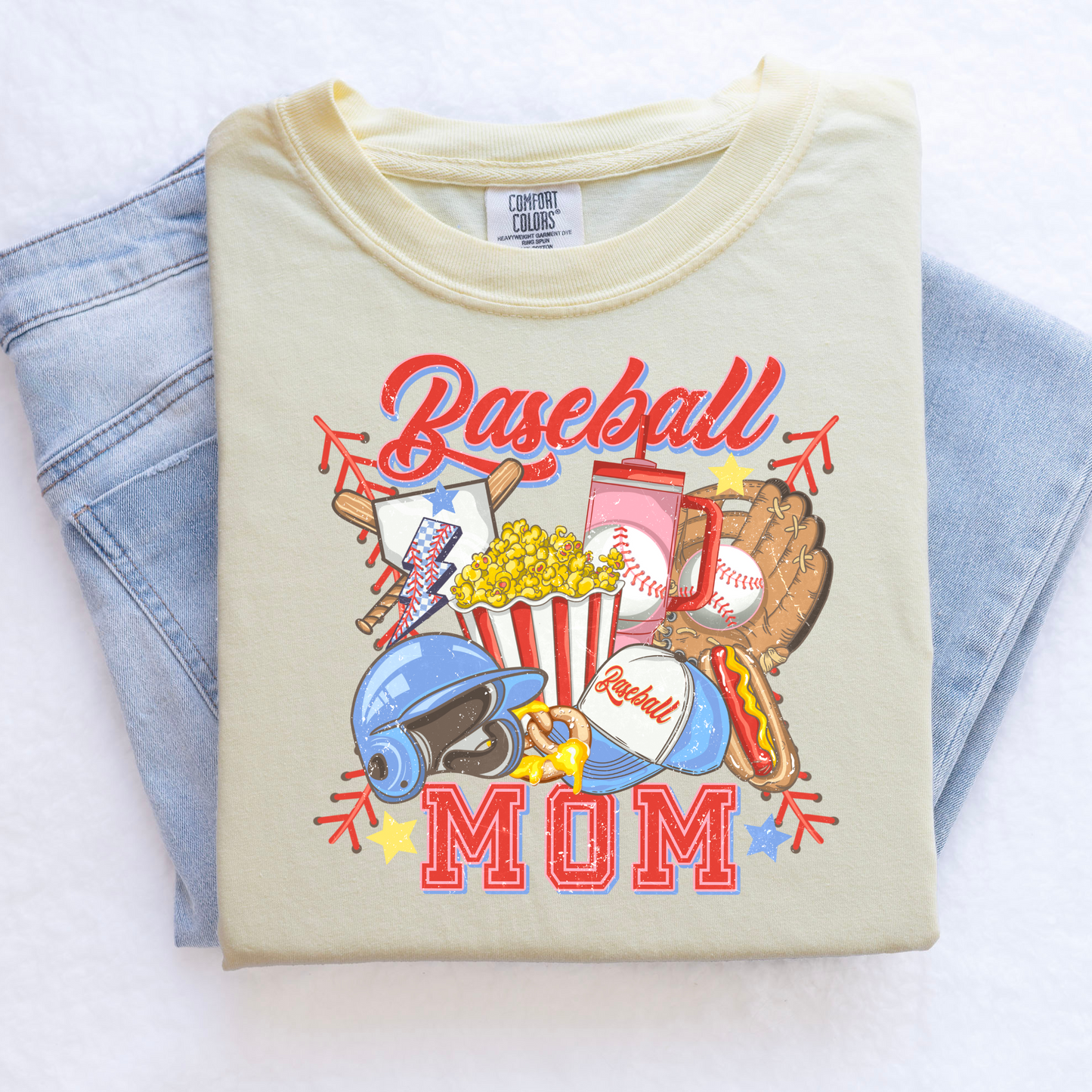 Vintage Baseball Mom Shirt