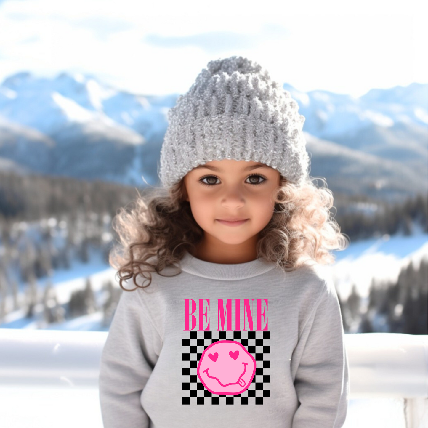 Retro Valentine's Day Smiley Sweatshirt