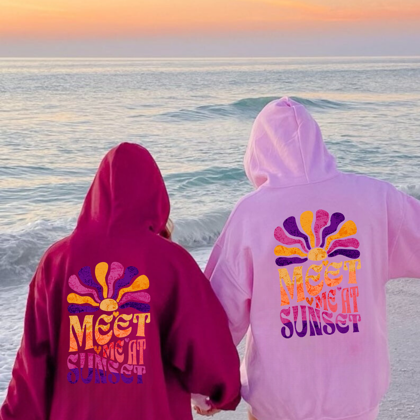 Meet Me At Sunset Beach Hoodie