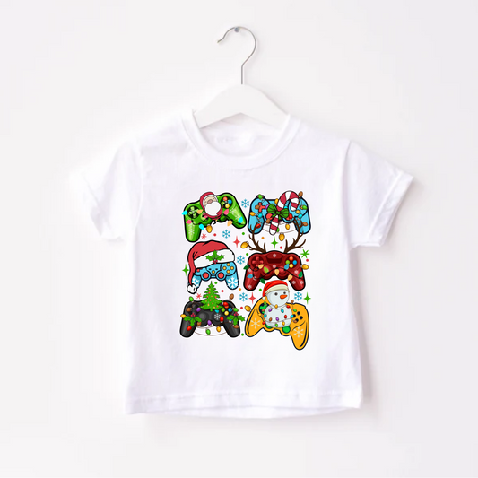 Christmas Gaming Controller Shirt for Boys