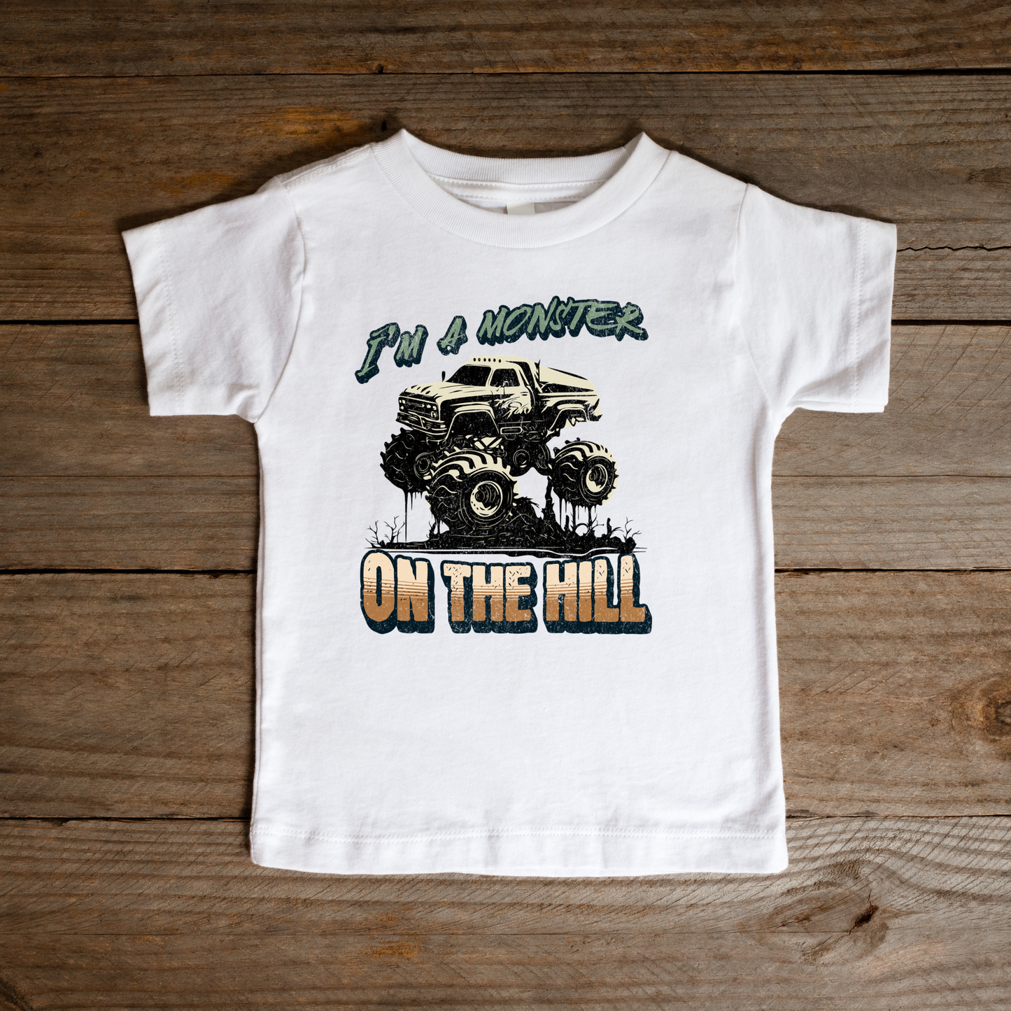 Monster on the Hill Shirt for Kids