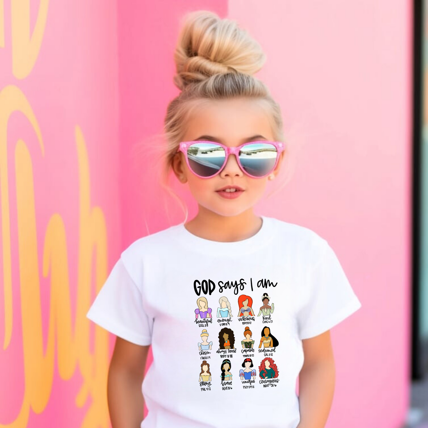 God Says I Am Princess Shirt | Christian Shirt for Kids