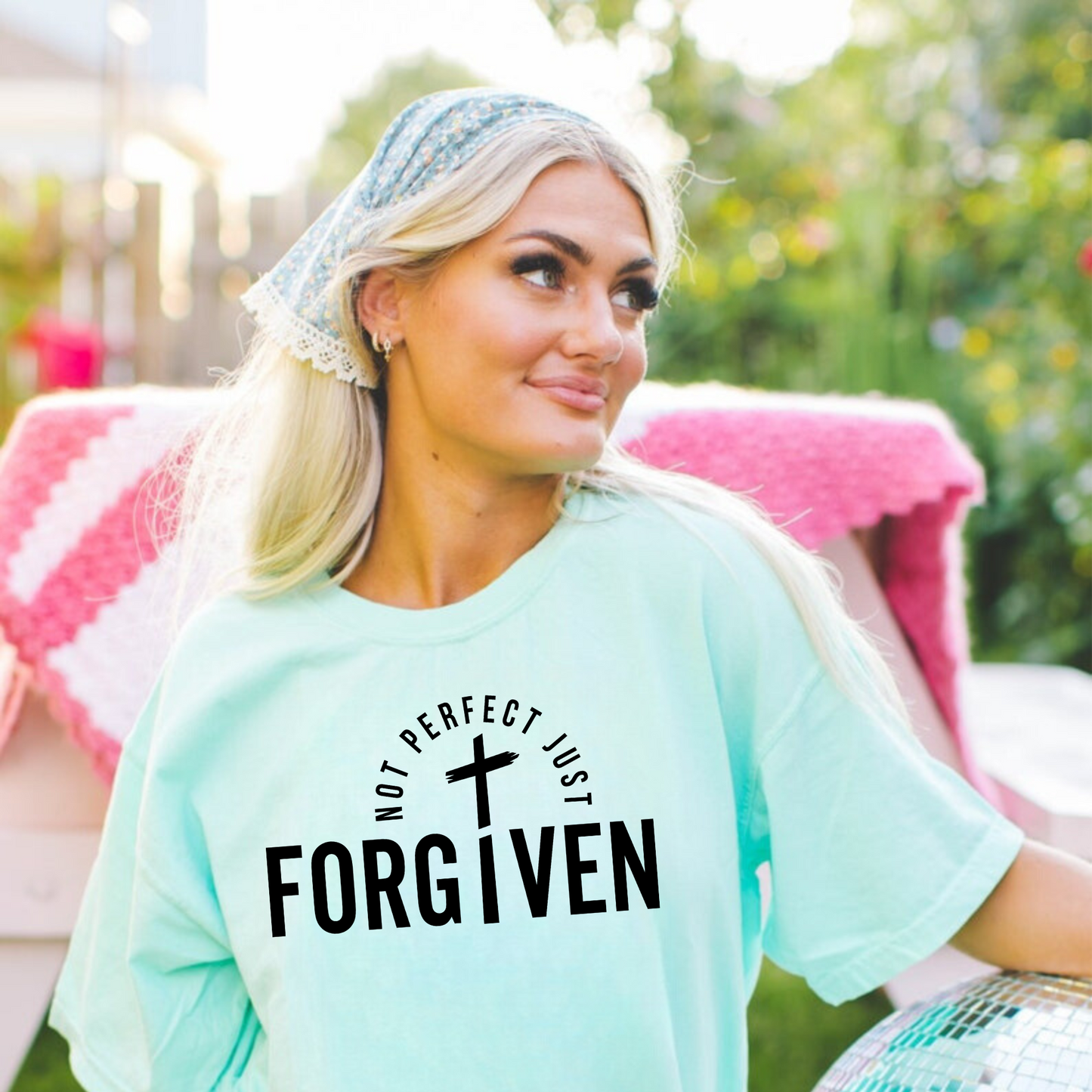 Not Perfect Just Forgiven | Christian Shirt for Women