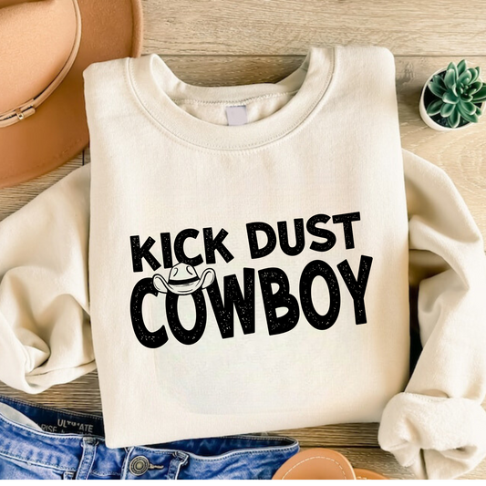 Kick Dust Cowboy Crewneck Sweatshirt