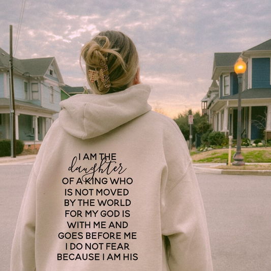 Aesthetic Christian sweatshirt featuring a bible verse design. This women's religious shirt is a stylish and meaningful addition to your wardrobe, suitable for church outfits and as a Christian gift