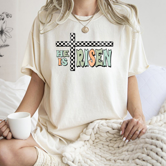 He Is Risen | Christian Easter Shirt for Women