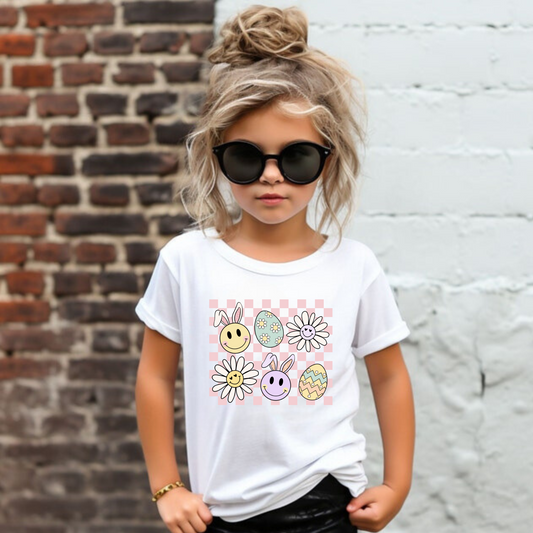 Retro Easter Shirt for Girls