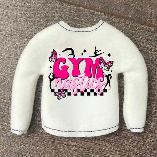 Gymnstics Sweater for 12" Doll