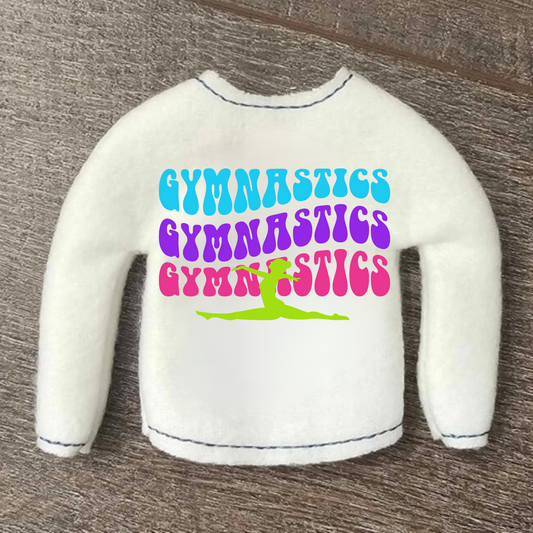 Gymnstics Sweater for 12" Doll