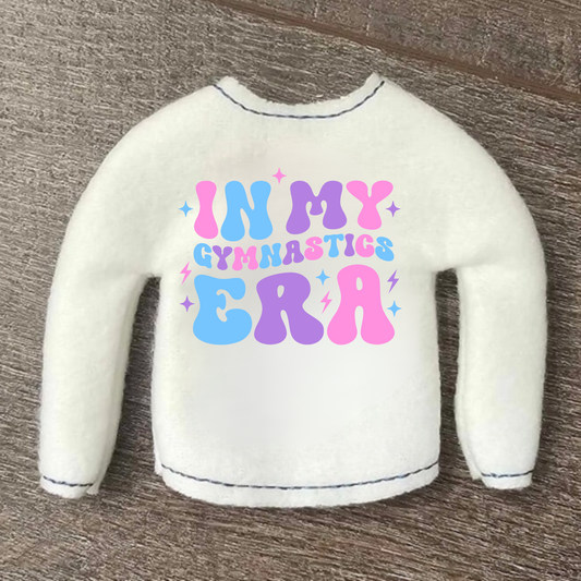 Pastel Gymnstics Era Sweater for 12" Doll