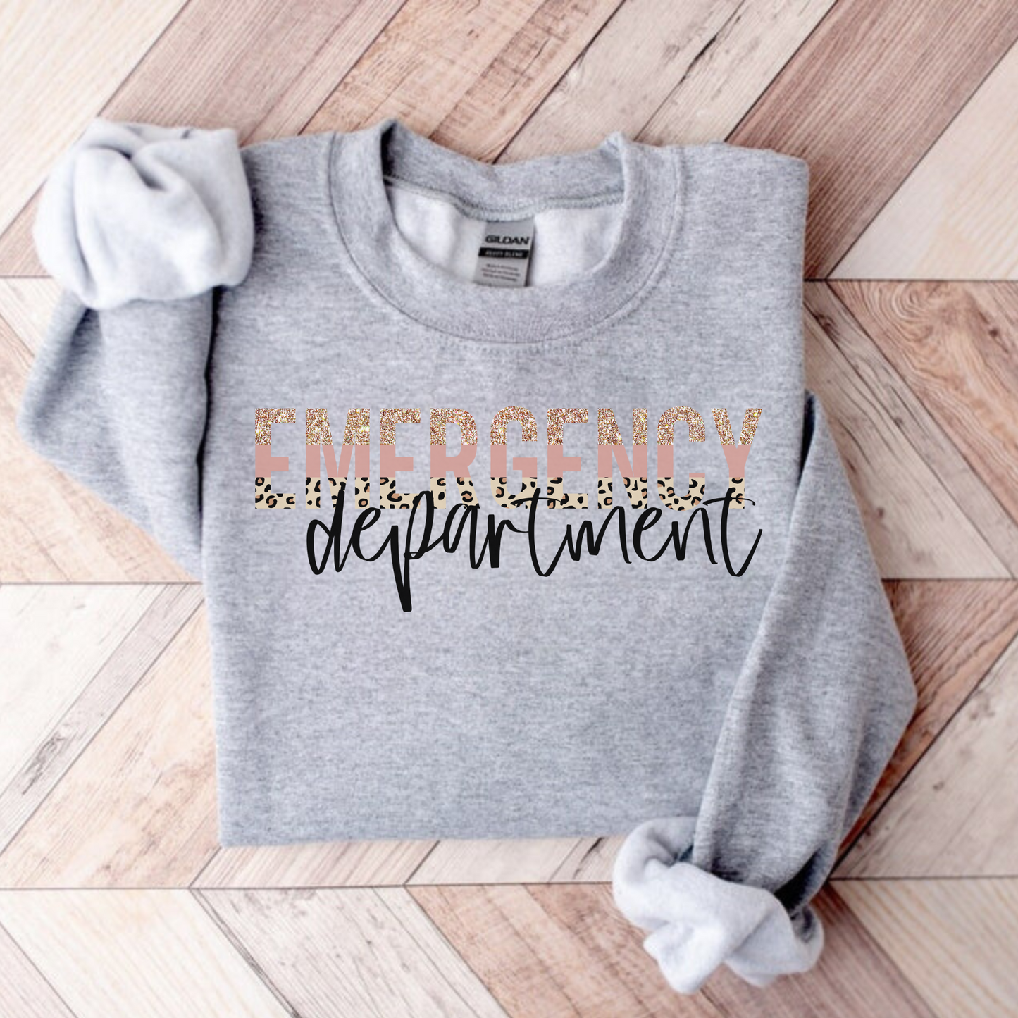 Emergency Room Nurse Sweatshirt - Perfect Gift for RNs, Nurse sweater with Emergency Department logo, Nurse aesthetic, High-quality material, Comfortable and durable, Great nurse appreciation gift