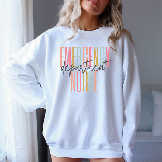 Emergency Room Nurse Sweatshirt - Nurse Appreciation Gift - RN Sweater