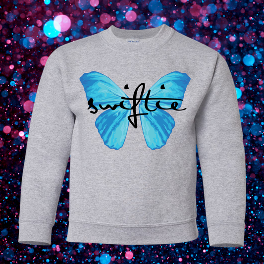 TS Butterfly Crewneck for Kids