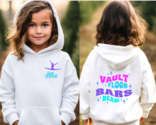 Custom Gymnastics Hoodie With Name