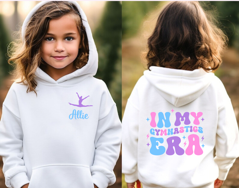 Custom In My Gymnastics Era Hoodie With Name