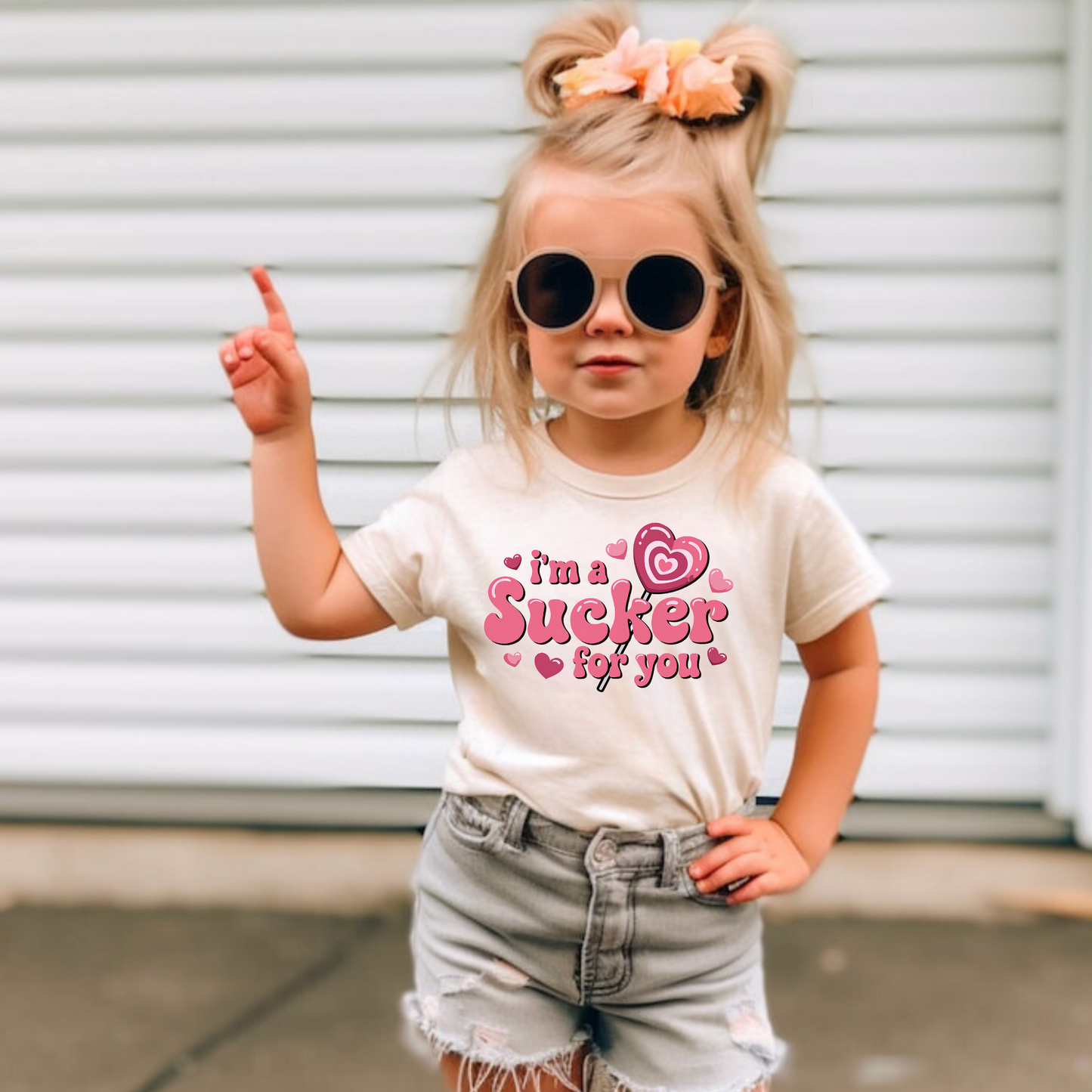 I'm A Sucker For You | Kids Valentine's Day Shirt