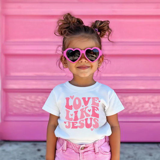 Love Like Jesus | Kids Valentine's Day Shirt