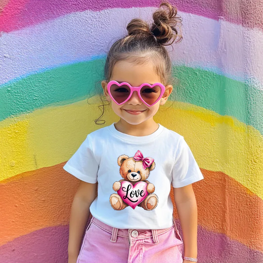 Valentine Bear Shirt | Kids Valentine's Day Shirt