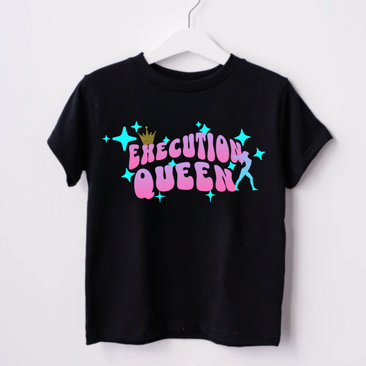 Execution Queen Gymnastics Shirt for Kids