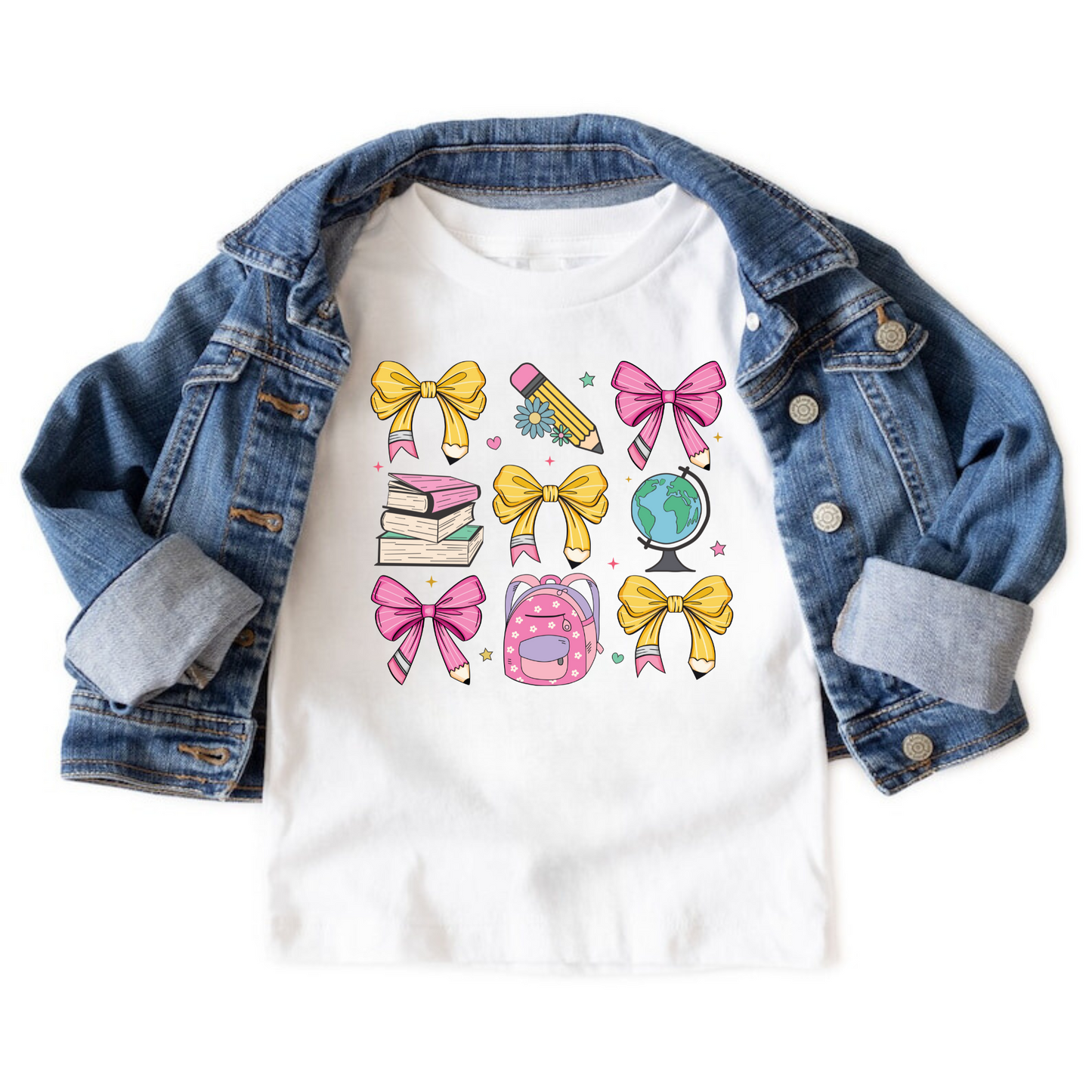 Coquette Back To School Shirt for Kids