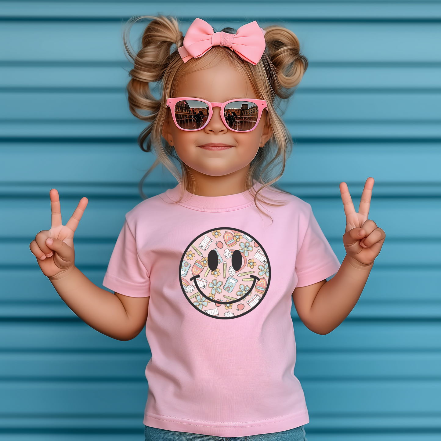 Back to School Happy Face Shirt for Kids